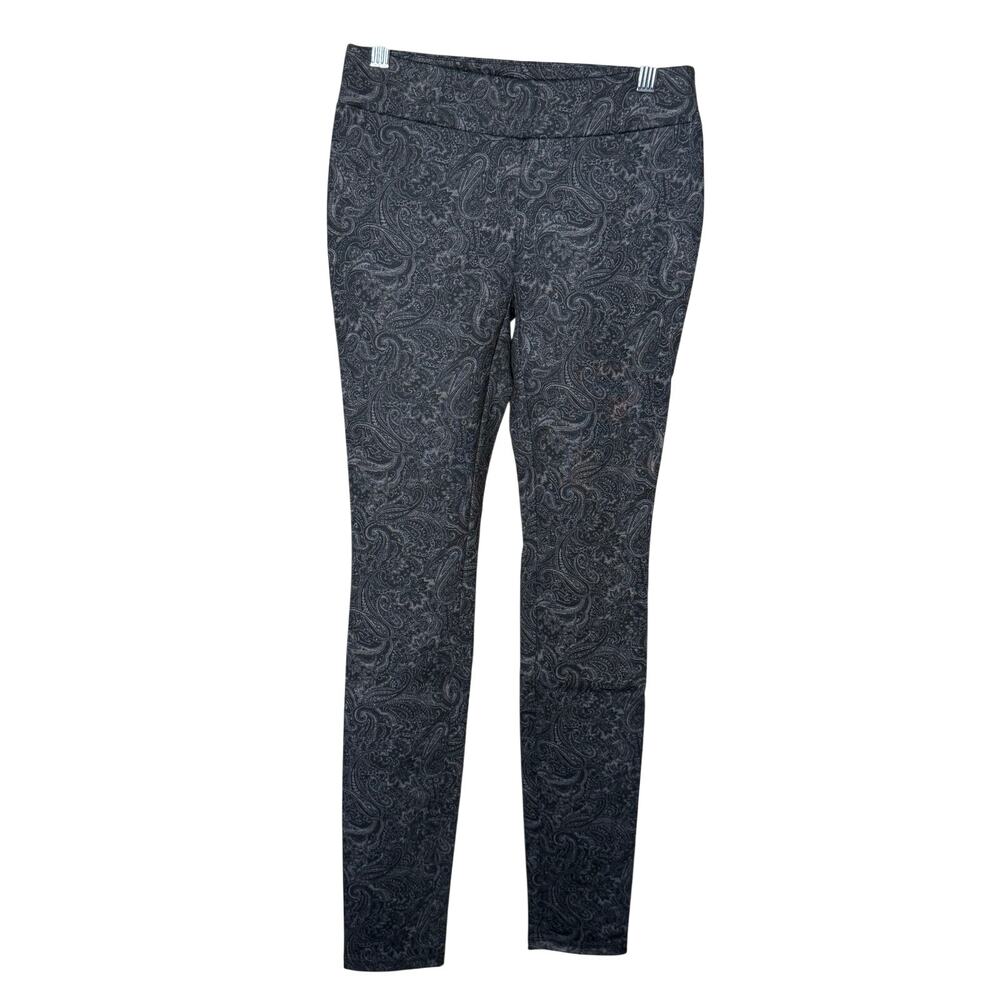 White House Black Market Black Gray Leggings Pants XXS